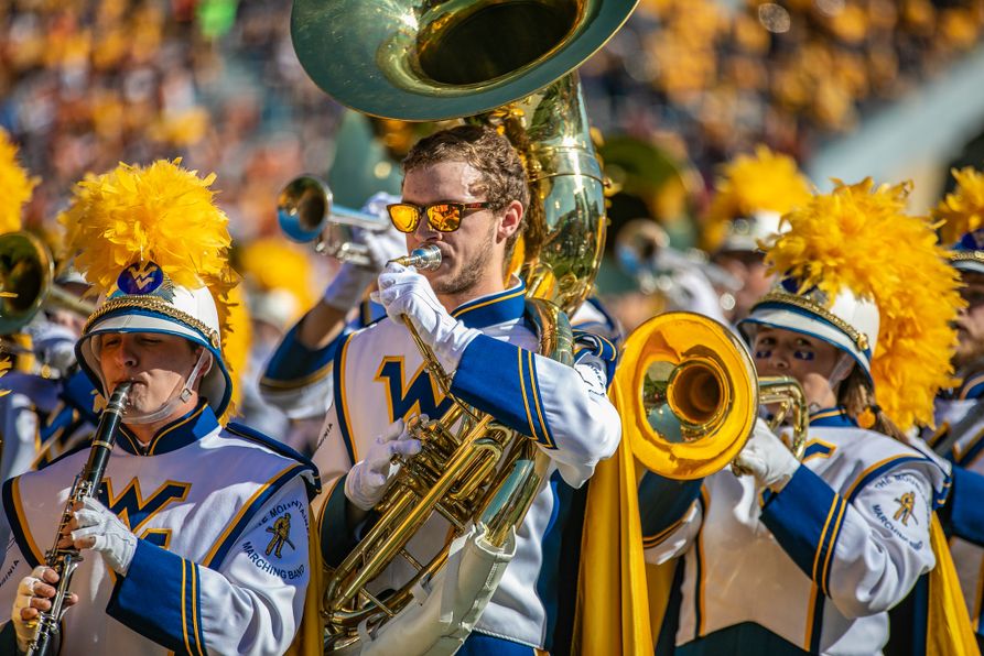 Nearly 600 donors contributed $92,000 to the West Virginia University Foundation’s Pride Travel Fund this fall to support the Mountaineer Marching Band.