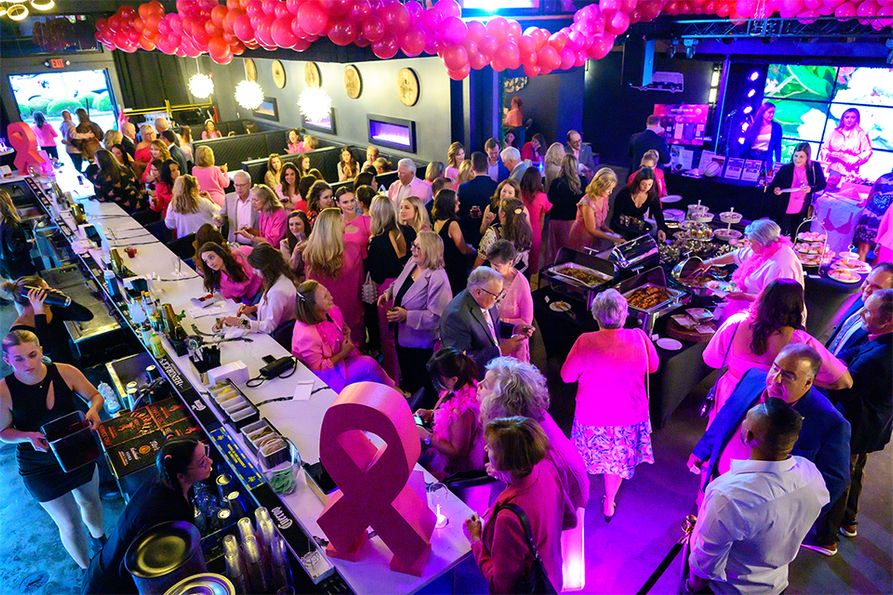 The 2023 Pink Party, held at Cosmo in Morgantown, raised a record $162,616 to benefit Bonnie’s Bus.