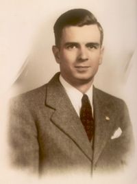 John D. Anderson Jr. posed for a portrait to mark his graduation from WVU in 1939. 