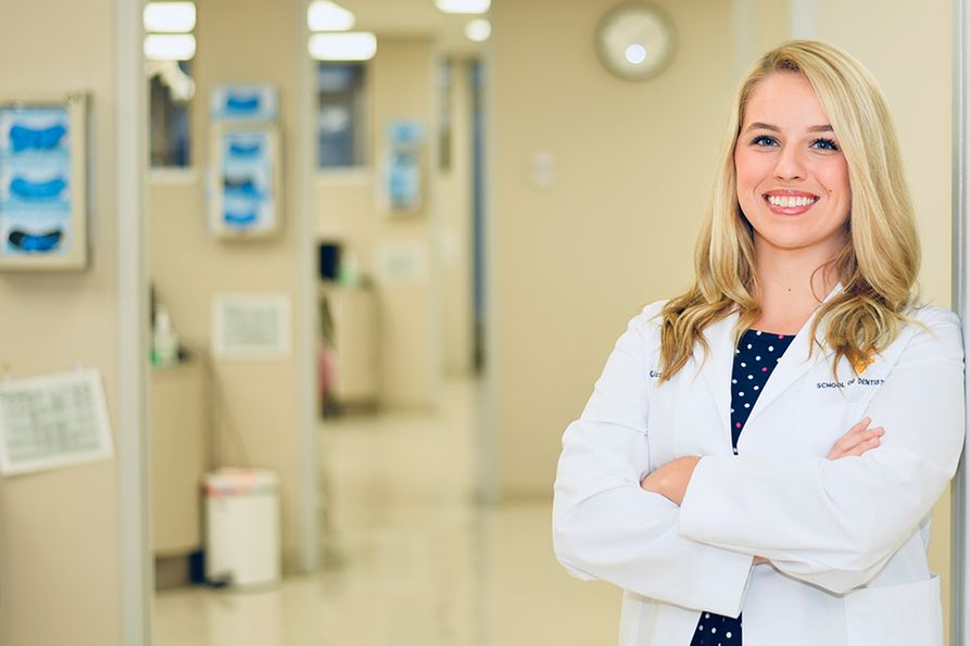 Fourth-year dental student Cassie Liston expresses her sincere thanks to donors who have made an impact on her time at WVU.