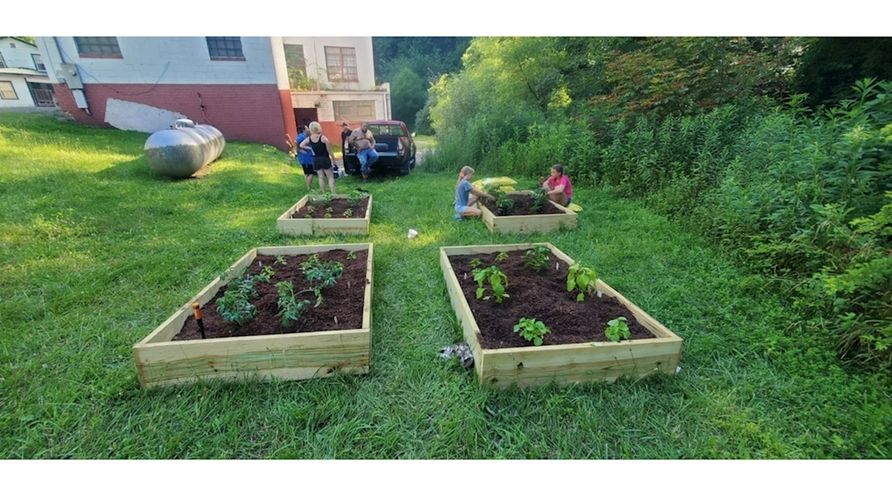The Mercer County community garden would not be possible without funds from the WVU Mercer County Extension Office and a donation from Natalie and Wesley Bush to Faith Community Nursing. 