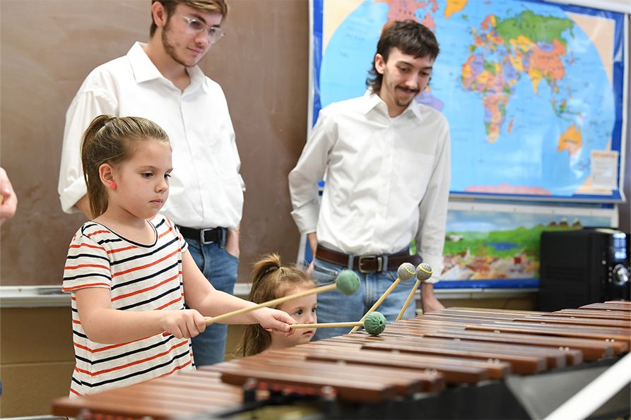 A $50,000 grant from the Bainum Family Foundation will allow the WVU College of Creative Arts to expand outreach in West Virginia schools. (WVU File Photo/Brian Persinger)