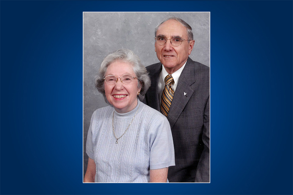 James and Joan Williams Waggy, of Charleston, West Virginia, contributed $500,000 to create the Williams/Waggy Physical Therapy Scholarship, which goes to out-of-state Doctor of Physical Therapy students with demonstrated financial need. 