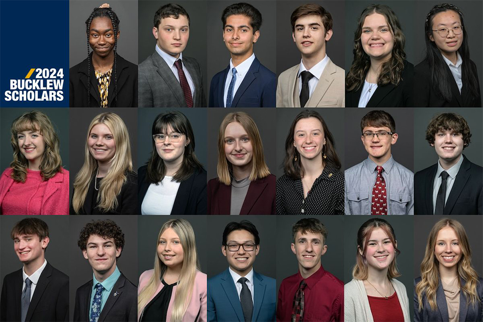 Each year, the Bucklew Scholarship is given to 20 high-achieving West Virginia students accepted to WVU. It qualifies them to be considered for the Foundation Scholarship, the University’s highest academic scholarship.