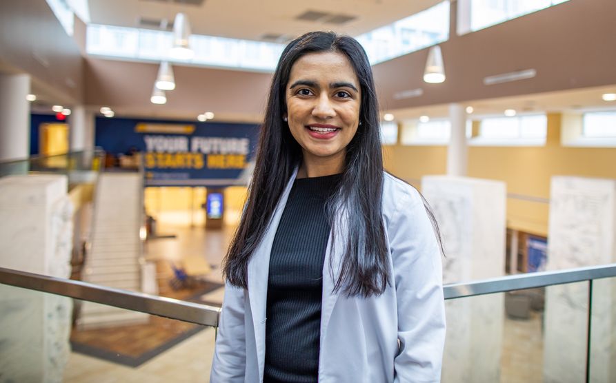 Private scholarship support changed Sundus Lateef’s life, first as a WVU Foundation Scholar and later as an MD student at the School of Medicine. 