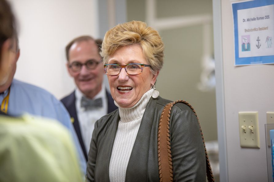 Educator and former West Virginia First Lady Gayle Manchin is assisting with the School of Dentistry’s capital campaign to help improve oral health in the Mountain State. 